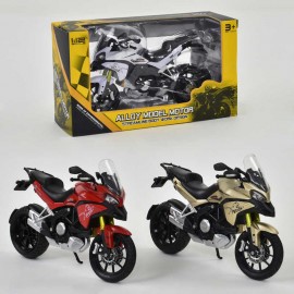 Мотоцикл металлопластик НХ 795 (144/2) 3 цвета, в коробке