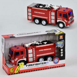 Пожарная машина WY 295 S (24) музыкальная, инерция, свет, в коробке