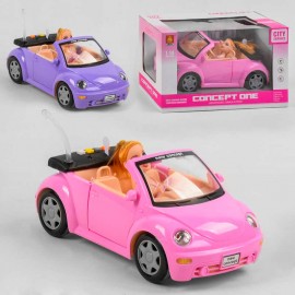 Кукла с машинкой WY 580 А/ WY 580 В (18) 2 цвета, световые и звуковые эффекты, в коробке