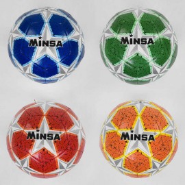 Мяч Футбольный С 40099 (60)  №5 - 4 цвета, материал TPЕ, 400-420 грамм, резиновый баллон с ниткой