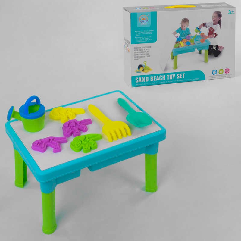Игровой столик для песка и воды R 399-8 (24) с аксессуарами, в коробке