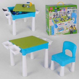 Игровой столик со стульчиком + КОНСТРУКТОР LX.A 371 (4/2)  505 деталей, в коробке