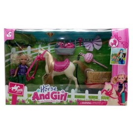 Кукла с лошадкой K 899-61 (24/2) в коробке