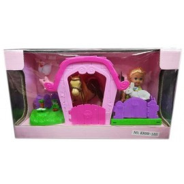 Кукла с лошадкой K 899-105 (24) в коробке