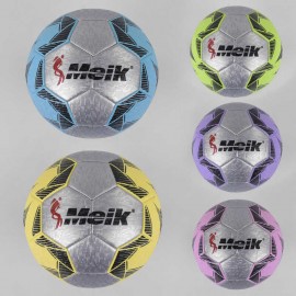 Мяч футбольный C 44578 (60) 5 видов, вес 360 грамм, материал PU, баллон резиновый