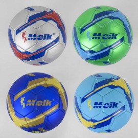 Мяч футбольный C 44437 (50) 4 вида, вес 420 грамм, материал PU, баллон резиновый