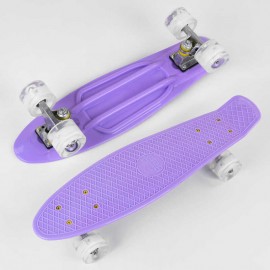 Скейт Пенни борд 6502 (8) Best Board, СВЕТ, доска=55см, колёса PU  d=6см