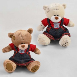 Мягкая игрушка М 11297 (200) “Медвежонок в юбке” 2 цвета, высота 15 см