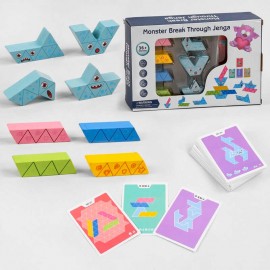 Логическая игра C 45151 (60) 16 элементов, карточки с заданиями, в коробке